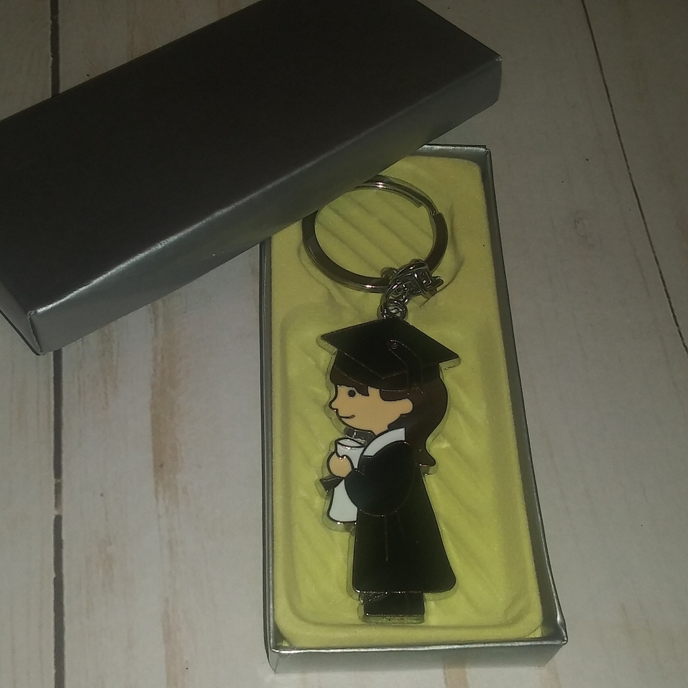 12 Girl Graduation Keychain Favor with Box